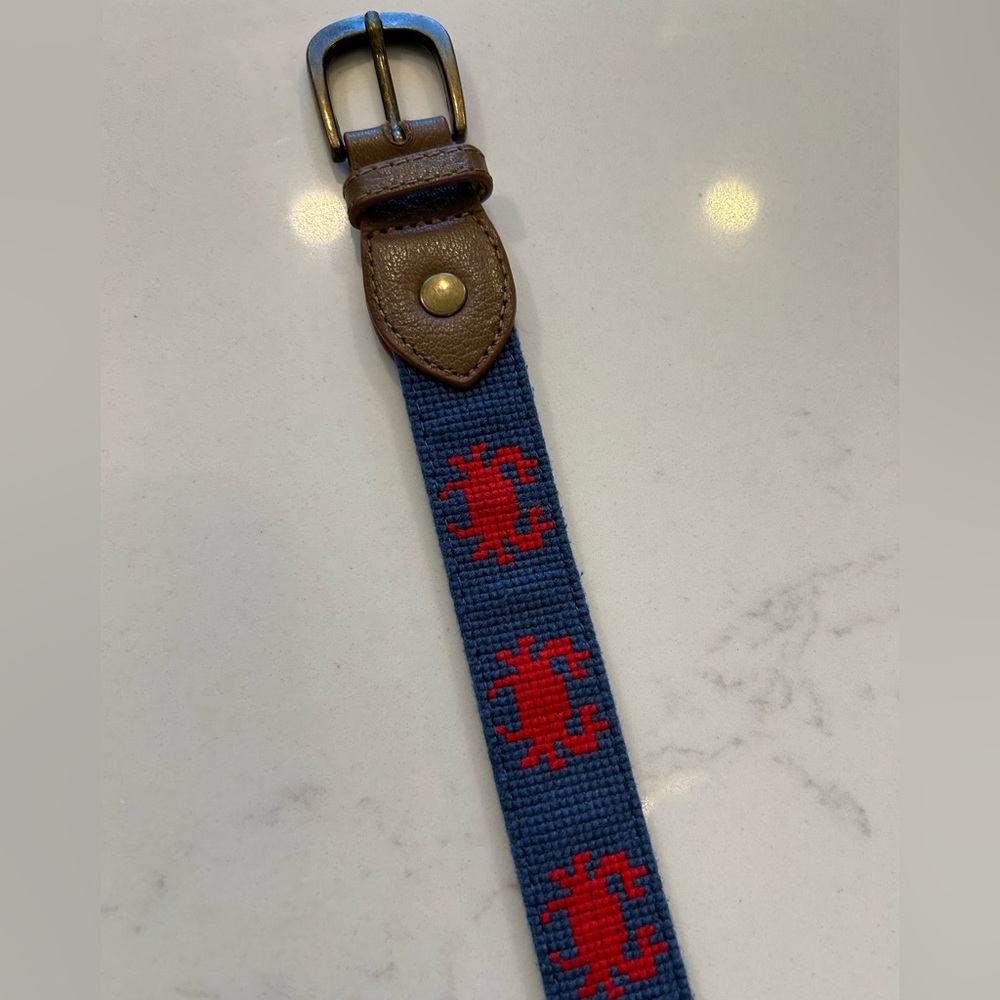 Needlepoint belt 🦀